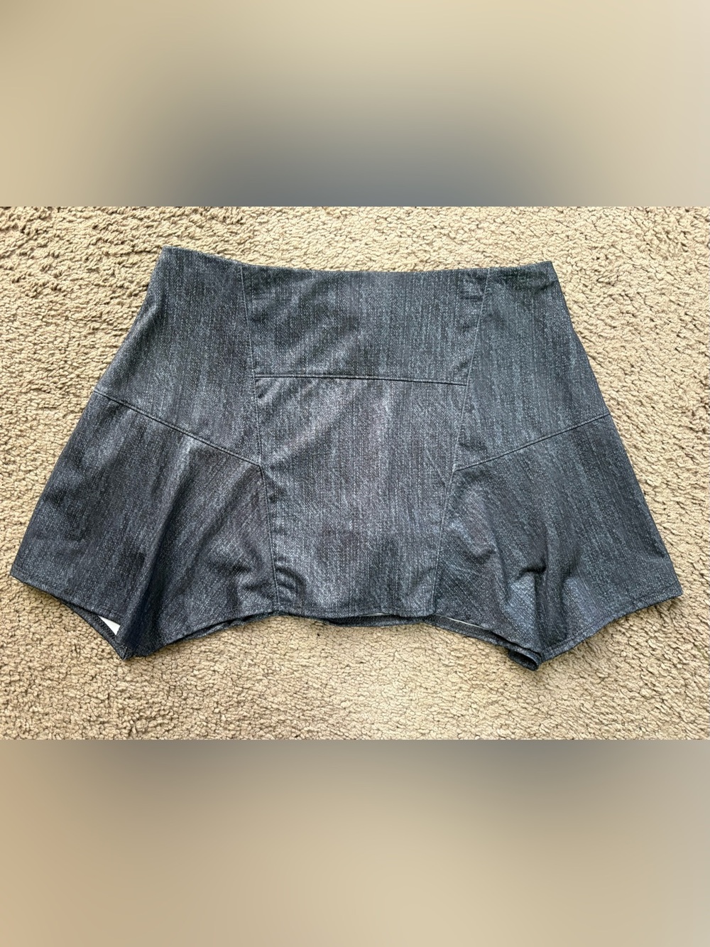 Lucky in Love denim look skort size small